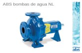 ABS bombas de agua NL. Aplicaciones Tratamiento de aguas –abastecimiento de agua y riego Industria –industrias de ingeniería en general –alimentación.