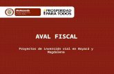 AVAL FISCAL Proyectos de inversión vial en Boyacá y Magdalena.