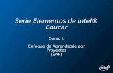 Serie Elementos de Intel® Educar Curso I: Enfoque de Aprendizaje por Proyectos (EAP)