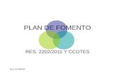 DyC.ALTMARK PLAN DE FOMENTO RES. 2202/2011 Y CCDTES.