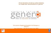 Portal temático América Latina Genera, la ciudad del conocimeinto en género Portal temático América Latina Genera, la ciudad del conocimeinto en género.