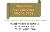 AUTORÍA, PROYECTO, DIAGRAMACIÓN DEL MATERIAL PARA IMPRIMIR: MABEL FREIXES DE BRAHIM FONOAUDIÓLOGA BS. AS. ARGENTINA.