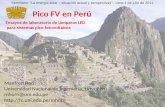 Pico FV en Perú Ensayos de laboratorio de lámparas LED para sistemas pico fotovoltaicos Manfred Horn Universidad Nacional de Ingeniería, Lima,Peru mhorn@uni.edu.pe.