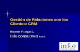 Gestión de Relaciones con los Clientes: CRM Ricardo Villegas L. info CONSULTING S.A.S.