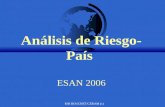 MH BOUCHET/CERAM (c) Análisis de Riesgo- País ESAN 2006.