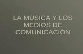 LA MÚSICA Y LOS MEDIOS DE COMUNICACIÓN. ESTRUCTURA DE CONTENIDOS LA RADIO LA RADIO CARACTERÍSTICAS DE LA RADIO.CARACTERÍSTICAS DE LA RADIO. FUNCIONES.