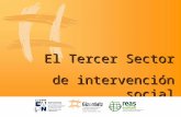 El Tercer Sector de intervención social. la exclusión social dispuestas a trabajar en red, para coordinarse, intercambiar experiencias, cualificar a sus.