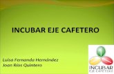 Luisa Fernanda Hernández Joan Ríos Quintero. QUE ES INCUBAR EJE CAFETERO? Entidad sin ánimo de lucro, que funciona como un aliado para la creación de.