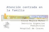 Atención centrada en la familia Elisa Mojica Muñoz Servicio Urgencias Pediátricas Hospital de Cruces.