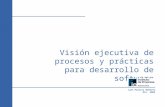 Juan Palacio Bañeres Dic. 2005 Visión ejecutiva de procesos y prácticas para desarrollo de software.