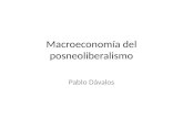 Macroeconomía del posneoliberalismo Pablo Dávalos.