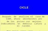 CHILE Después de analizar el caso de CUBA, ahora abordaremos uno de los países con mejores indicadores en América Latina y el Caribe. Mtro. Daniel Juárez.