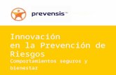 Innovación en la Prevención de Riesgos Comportamientos seguros y bienestar.