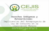 Desde 1978 trabajando por la vigencia de los derechos de mujeres y hombres del campo y la ciudad. Derechos indígenas y Extractivismo: Implicancias del.