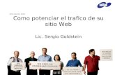 Como potenciar el trafico de su sitio Web Lic. Sergio Goldstein Web Metrics 2005.