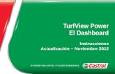 TurfView Power El Dashboard Instrucciones Actualización – Noviembre 2012.