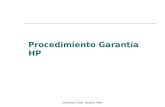 Intcomex Chile, Gestion RMA Procedimiento Garantía HP.