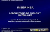 INSERINSA LABORATORIO DE SUELOS Y MATERIALES Ingeniería Geotécnica, Geología, Ingeniería de Materiales, Tecnología del Concreto y Medio Ambiente.