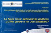 FEDERACIÓN DE ACADÉMICOS DE UNIVERSIDADES ESTATALES DE CHILE (FAUECH) SEMINARIO Universidades del Estado: El estado de sus Universidades. Rol y misión.