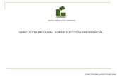 CONCEPCIÓN, AGOSTO DE 2009 CENTRO DE ESTUDIOS CORBIOBÍO II ENCUESTA REGIONAL SOBRE ELECCIÓN PRESIDENCIAL.