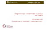 Diagnóstico por componentes en alergia alimentaria María Luisa Sanz Departamento de Alergología e Inmunología Clínica Pamplona 7-8 Mayo 2010.
