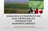 ANALISIS ECONÓMICO DE LOS PRINCIPALES PRODUCTOS AGROPECUARIOS DEL ESTADO DE CHIHUAHUA.