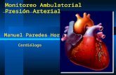 Dr. Manuel Paredes Horna Cardiólogo Monitoreo Ambulatorial Presión Arterial.