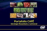 Portafolio CAFÉ Estrategia fitosanitaria y nutricional.