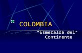COLOMBIA “ Esmeralda del Continente”. MAPA DE COLOMBIA.