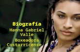 Biografía Hanna Gabriel Valle Boxeadora Costarricense.