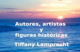 Autores, artistas y figuras históricas Tiffany Lamprecht.