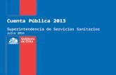 Cuenta Pública 2013 Superintendencia de Servicios Sanitarios Julio 2014.