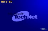 TNT1-81. Nuevas características de Windows Server 2003 Active Directory - Basadas en las funciones NombreCargo.