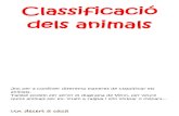 joc classificació d'animals