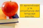 SESION 2El aprendizaje y la enseñanza del lenguaje escrito