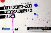 EUSKARAZKO PRODUKTUEN GIDA 2009-2010