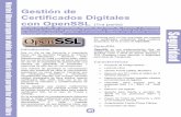 Gestión de Certificados Digitales con OpenSSL