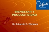 BIENESTAR Y PRODUCTIVIDAD Dr. Eduardo S. Wollants.