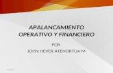 APALANCAMIENTO OPERATIVO Y FINANCIERO POR JOHN HEVER ATEHORTUA M 02/08/11.