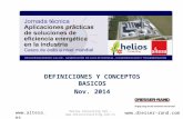 DEFINICIONES Y CONCEPTOS BASICOS Nov. 2014   Helios Consulting SAS - .
