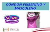 CONDON FEMENINO Y MASCULINO. ¿INDICACIONES DE CÓMO SE USAN LOS CONDONES? Los condones pueden protegerlo durante el contacto entre el pene y la boca, la.