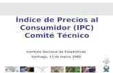 Índice de Precios al Consumidor (IPC) Comité Técnico Instituto Nacional de Estadísticas Santiago, 17 de marzo 2009.
