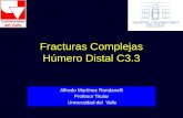 Fracturas Complejas Húmero Distal C3.3 Alfredo Martínez Rondanelli Profesor Titular Universidad del Valle.