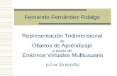 Representación Tridimensional de Objetos de Aprendizaje a través de Entornos Virtuales Multiusuario (LO en 3D MUVEs) Fernando Fernández Fidalgo.