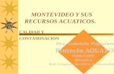 MONTEVIDEO Y SUS RECURSOS ACUATICOS. Copyright, 1996 © Dale nc. Dra. Gabriela Pignataro Proyecto AQUATOX IMM-CIID BIOAQUA Red Uruguaya de ONGs Ambientalistas.