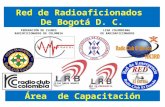 Área de Capacitación Red de Radioaficionados De Bogotá D. C. LIGA COLOMBIANA DE RADIOAFICIONADOS FEDERACIÓN DE CLUBES RADIOFICIONADOS DE COLOMBIA RED DE.