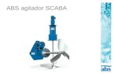 ABS agitador SCABA. Aplicaciones El agitador SCABA de ABS es una especialista en aplicaciones de mezcla en las que deba agitarse cualquier tipo de líquido.