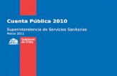 Cuenta Pública 2010 Superintendencia de Servicios Sanitarios Marzo 2011.