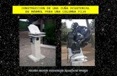 CONSTRUCCION DE UNA CUÑA ECUATORIAL DE MÁRMOL PARA UNA COLUMNA FIJA Alcoian Marble Homemade Equatorial Wedge.