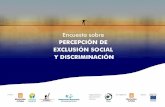 1 Encuesta sobre Percepción de Exclusión Social y Discriminación.